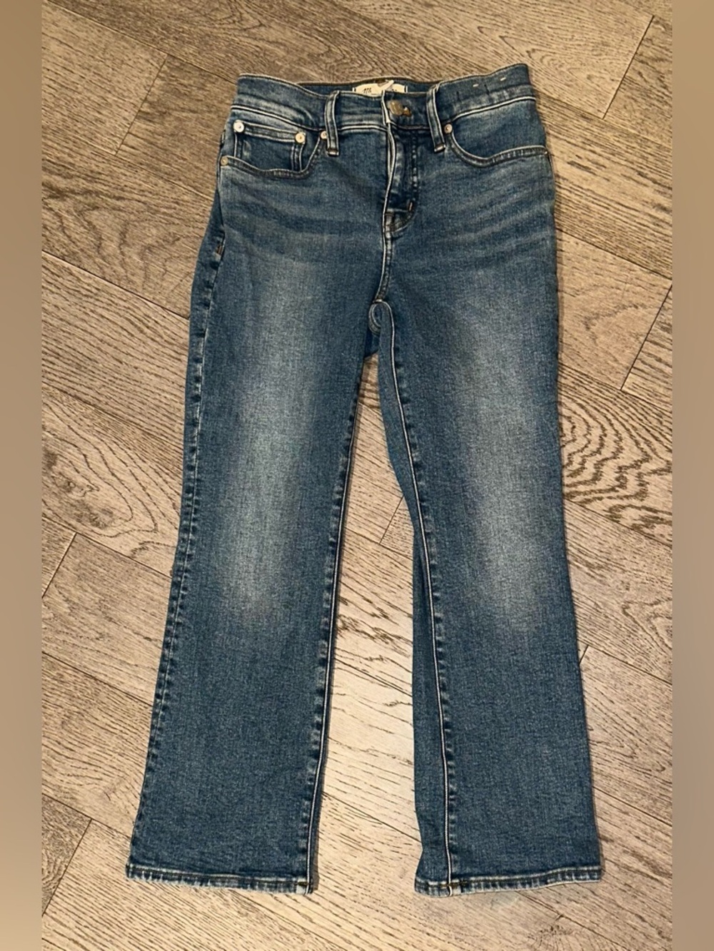 Madewell Mid Rise Kick Out Petite Jeans Size 24P
